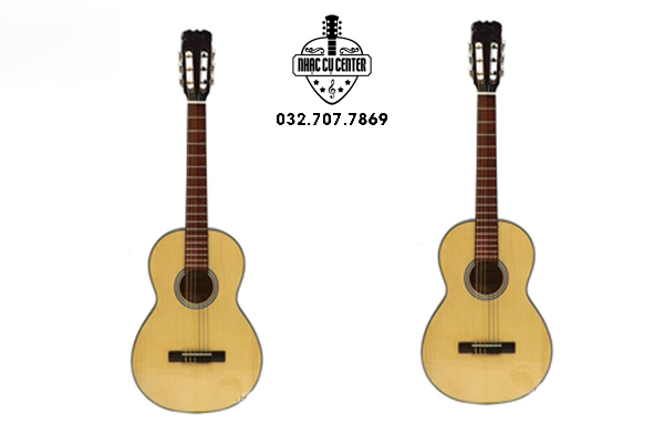 Đàn guitar Classic Mini Dam 1 làm từ chất liệu gỗ chắc chắn và bền bỉ