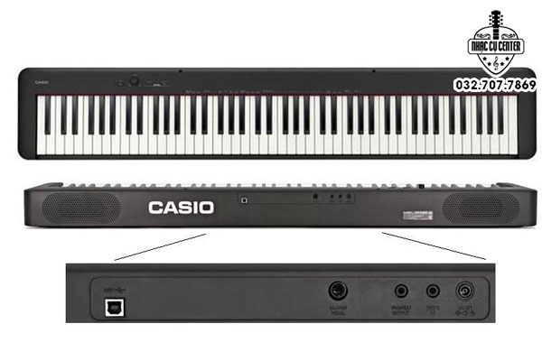 Đàn piano điện Casio CDP-S100 có tính di động cao