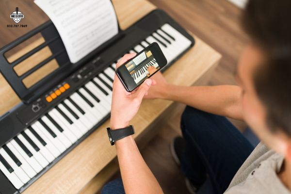 Hướng dẫn kết nối đàn piano với điện thoại Android